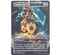 CB- Feuille d'aluminium étouffante Tithe 01 par CB - Alternative Custom Art Enchantment MTG