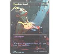 CB- Feuille d'aluminium Exquisite Blood 01 par CB - Alternative Custom Art Enchantment MTG