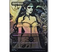 CB- Film adhésif style Devil Girl Style Dark Ritual #02 par CB - Alternative Custom Art Instant MTG