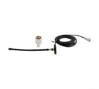 CB Fouet souple 27 MHz avec base magnétique RG58 Câble BNC PL259 adaptateur pour radios CB portables Uniden Cobra Midland Maxon, 30 W - Directionnel (châssis + connecteur)