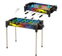 Cb Games Jeu De Société Ambassador-foosball & Air Hockey Neon Arcade 2 In 1