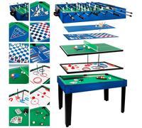 COLORBABY S.L Table multijeux Cb Games 12 en 1, multicolore, 104 x 57,5 x 69 cm
