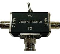 CB- & HAM Commutateur d'antenne radio 2 voies 100 W 1-30 MHz - Commutateur coaxial avec circuit de protection - Connexion SO239/BNC (BNC) au choix