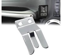 CB/Ham VHF Stainless Steel Two-Way Radio Microphone Clip for Motorhome,Jet and Yacht,1"" x 1-7/8