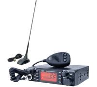 CB PNI ESCORT HP 9001 PRO ASQ Pack station radio réglable, AM-FM, 12V, 4W + Antenne CB PNI Extra 48 avec aimant inclus, 45 cm, 150W