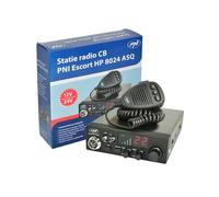 PNI Radio CB Escort HP 8024 – ASQ réglable, 12V–24V, 4W AM/FM