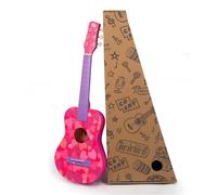 CB SKY Guitare classique 76,2 cm pour junior/étudiant rose/débutant/enfant (cœur rose)