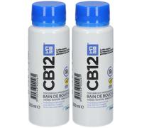 CB12 Bain de Bouche Menthe Effet 12h De 2x250 ml