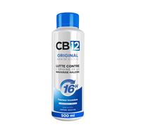 CB12 - Bain de bouche - Sans alcool - Lutte contre la mauvaise haleine pendant 16 heures - Recommandé par les dentistes - Arôme menthe - 500 ml