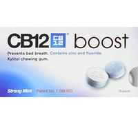 CB12 Boost Sugar Free Chewing Gum Strong Mint - 1 Pack of 10 pcs by meda