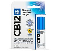 CB12 Spray - Haleine Fraîche Instantanée Sans Alcool Arôme Menthe Anti-Mauvaise Format Nomade 15 ml Liquide