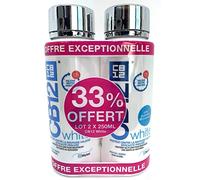 CB12 White Bain de Bouche Menthe Légère Lot de 2 x 250ml