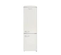 FrigeluX Réfrigérateur Combiné Retro Vintage Crème 244L CB255RCD