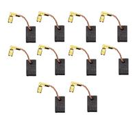 CB459 Lot de 10 balais de charbon de rechange pour meuleuse d'angle Makita GA4034 GA4530 GA4534 GA5030 GA5034 GA5434 JS1000 JS1601 Cisailles PJ7000 Bis