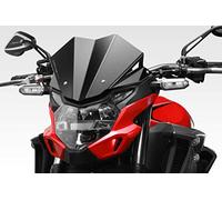 CB500F 2020/23 - Pare-Brise 'Warrior' (R-0919) - Protection Saut de Vent en Aluminium - Visserie incluses - Installation Facile - Accessoires De Pretto Moto (DPM Race) - 100% Made in Italy