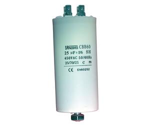 CBB60E-25/450 Condensateur: pour moteurs, de travail 25uF 450V Ø42x95mm SR PASSI