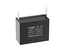CBB61 Condensateur 500V AC 10uF 2 broches Condensateurs en film de polypropylène métallisé pour ventilateur de plafond