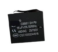 CBB61 fan start capacitor 20UF 15UF Terminal Ceiling Fan electronic starter Running Rectangle Capacitor NWPNLXEA(15UF)