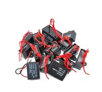 CBB61 Start capacitor 450V 0.8/1/1.5/1.8/2/2.5/3/4/5/6/7/8/10/12/16/20UF CBB Fan Ceiling exhaust electronic starter Run Capacitor NWPNLXEA(3UF-2PCS)