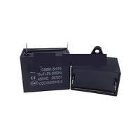 CBB61 Start Capacitor 450V 1 1.2 1.5 1.8 2 2.5 3 3.5 4 4.5 5 6 8 1012UF Air Conditioner External Fan electronic starter Run Capacitor 2Pin AUOQKQUT(1UF 35x11x20mm)