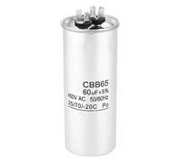 CBB65 60UF 450V Capacitor Start Motor Air Conditioning Compressor Water-Proof Aluminum Foil