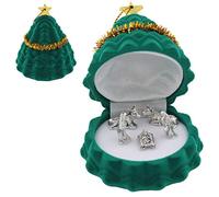 CBC Distributors Décoration de Noël - Mini Figurines en métal dans Un Coffret Cadeau - Nativité