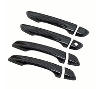 CBCLOPKLCU Autocollant De Garniture De Poignée De Porte De Voiture En Fibre De Carbone Pour Peugeot Expert Traveller 2017-2021 Poignée de porte extérieure( Carbon Fiber)