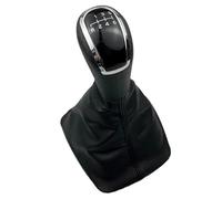 CBCLOPKLCU Cache pommeau de levier de vitesse Pour Skoda Pour Octavia Pour MK2 Pour Berline Combi 2004-2008 Pommeau Levier Vitesse Manuel Voiture Guêtre Collier Démarrage 5 Manette( B0249 6 Speed)