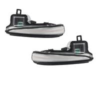 CBCLOPKLCU Clignotant rétroviseur Feu de Clignotant Dynamique Ambre pour Rétroviseur Latéral avec Marqueur Séquentiel et DRL Blanc Compatible Toyota Pour RAV 4 XA50 2019-2021 2 Pièces