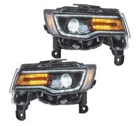 CBCLOPKLCU Phare Phares LED avec projecteur et clignotants dynamiques Pour Jeep Pour Grand Pour Cherokee WK2 (2011-2022) de 4e génération