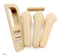 CBCLOPKLCU Poignée de porte intérieure Poignée de porte intérieure beige avec accoudoir et cadre commande lève-vitre Pour Vw Pour Bora, Pour Golf MK4 Pour Jetta (1999-2004)