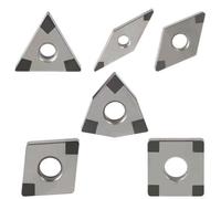 CBCN VNMG160404 CBN-4 Inserts de tournage pour acier trempé et fonte, HRC65 super dur CBN en nitrure de bore CBN, fraises d'usinage CNC pour travail des métaux à grande vitesse