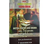 CBCS English Honours Hand book British Poetry and Drama ( 14th To 17th Century)(CORE PAPER-CC - 4 SEMISTER-2 OF CALCUTTA UNIVERSITY)