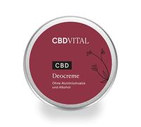 CBD Deocreme Déodorant sans aluminium 100 mg Cannabidiol (CBD) avec ingrédients 100% naturels Produit cosmétique naturel bio avec calendula Parfum doux d'agrumes