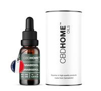 CBD HOME Oils - Huile au CBD Isolé 30% + CBG 10% - 10 ml - Formule avec 3.000 mg de Cannabidiol - Base de Coco et Graine de Chanvre Biologique - Formule Certifiée - Avec Oméga 3-6-9 - Fabriqué UE
