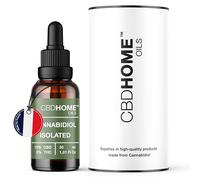 CBD HOME Oils - Huile avec CBD Isolé 10% - 30 ml - Formule avec 3.000 mg de Cannabidiol - Base de Noix de Coco et Graine de Chanvre Biologique - Formule Certifiée - Avec Oméga 3-6-9 - Fabriqué UE