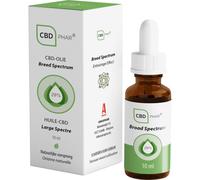 CBD-Phar Huile Large Spectre 20% CBD Flacon Compte-Gouttes 10ml