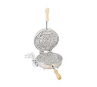 CBE Elettrodomestici Biscottiera Elettrica Rosone n. 8090100 Biscuit électrique AM8090100 Rosace Ronde Fine, Aluminium de qualité Alimentaire, Chrome
