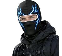 Cbebvwl Masque De Ski Âgé Drôle Cagoule Intégrale Visage Moto Impression 3D | Cagoule Masque De Ski Réaliste Impression 3d Design Enveloppant, Ajustement Bien Serré Drôle Visage