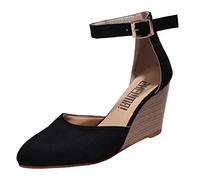 Cbebvwl Sandales Femme Été Confortable Chaussures Ete Talon Heels Femmes Bout Ouvert Compensées Grandes Tailles Orthopédique Plates Bohémiennes Pour Vintage Claquettes Orthopédiques Mules Cuir