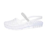 Cbebvwl Sandales Femme Été Confortable Nu Pieds Heels Chaussures Printemps Slingback Bout Ouvert Bride Élastique Mode Claquettes Orthopédiques Ete Légères Flip Flops Compensées