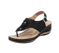 Cbebvwl Sandales Femme Été Confortable Orthopédiques Compensées Sandale Orthopedique Bride Arrière Ajustable Espadrilles Tong Chaussures De Piscine Randonnée Tongs Nue Pied Ete D'ét