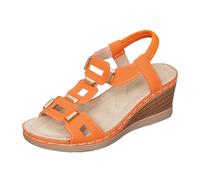 Cbebvwl Sandales Femme Été Confortable Sandale Talon Chaussures Confort Chic Orthopediques Femmes Marche Bout Ouvert Chaussure Compensee Mariage De Randonnée Mode Mules Compensées Vintage Heels