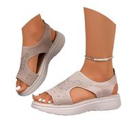 Cbebvwl Sandales Femme Sandale Compensee Nue Pied Sport Bout Ouvert Mariage Talon Confort Pantoufles Été Confortable Eté Claquette Vacances Chaussures D'été Tongs Ete Compensées