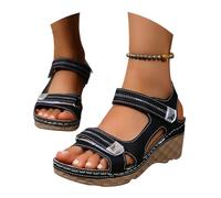 Cbebvwl Sandales Femme Sandalette Chaussure Compensee Mariage Mule Plateforme Talon Femmes Été Confortable a Claquettes Piscine À Bride Entre Les Orteils Plates Ete Décontractées Talons