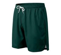 Cbebvwl Short De Bain Homme Boxer Bermuda Slip Maillot Maillots Plage À Rayures pour Shorty Mini avec Poches Étanche Séchage Rapide Filet Dark Vert 3XL