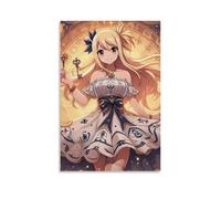 CBEJFGTX Comics Fairy Tail Character Lucy Heartfilia Art Impression d'image moderne Décoration de chambre familiale 30 x 45 cm