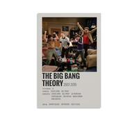 CBEJFGTX The Big Bang Theory Poster d'art minimaliste Peinture décorative sur toile Art mural pour salon, chambre à coucher, 30 x 45 cm