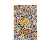 CBEJFGTX The Simpsons Classics Art - Impression d'image moderne - Décoration de chambre familiale - 30 x 45 cm