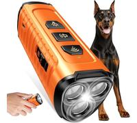 Cbersmg Dispositif anti-aboiement pour chiens, 5 modes d'arrêt des aboiements, plus sûr pour tous les chiens, contrôle des aboiements intérieur et extérieur avec lampe de poche, dispositif de dressage
